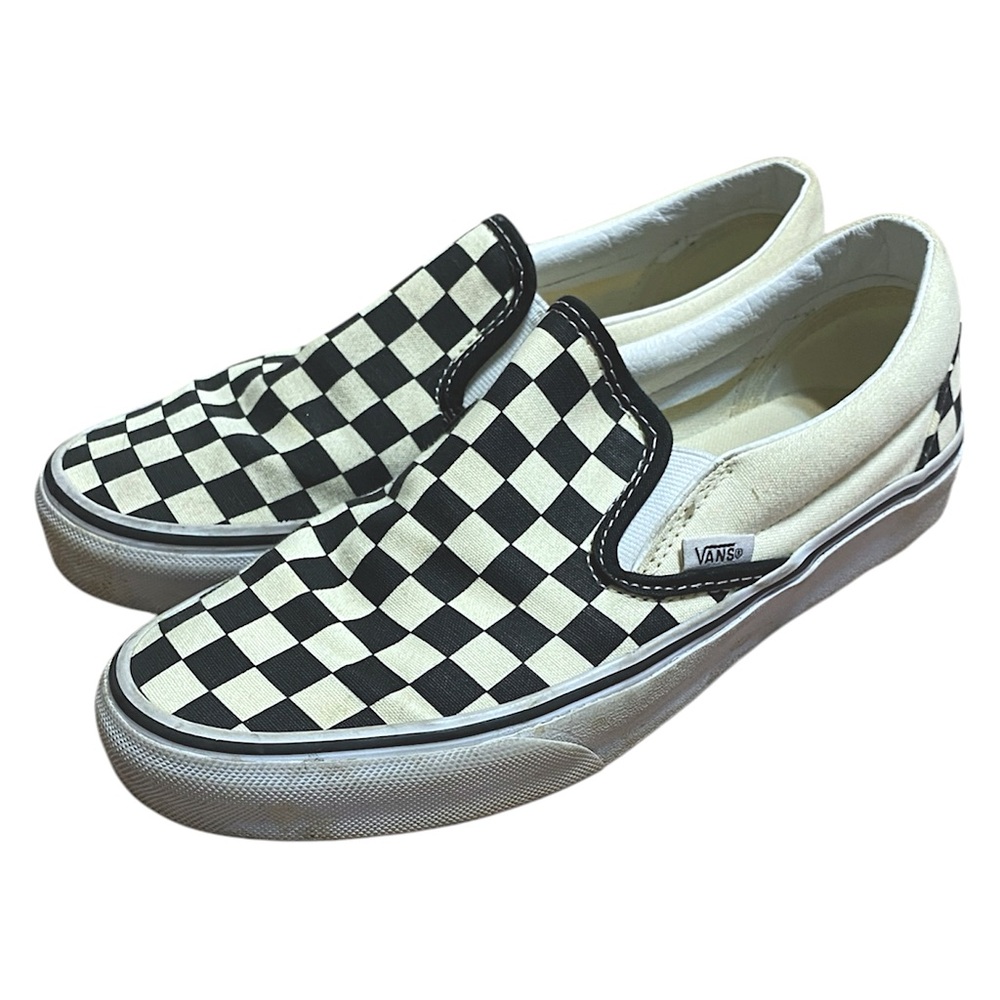 SOLD :: Vans Classic Checkered Slip-Ons - Picture 2 of 7